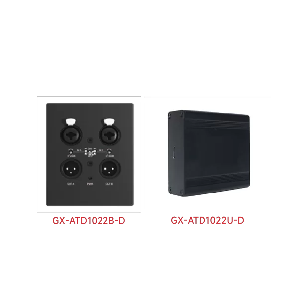 墙面网络音频转接面板、USB转AES67适配器